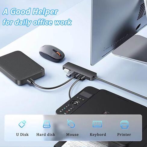 موزع USB 3.0، موزع موسع بـ 4 منافذ USB، موزع بيانات USB-A فائق النحافة in Kuwait