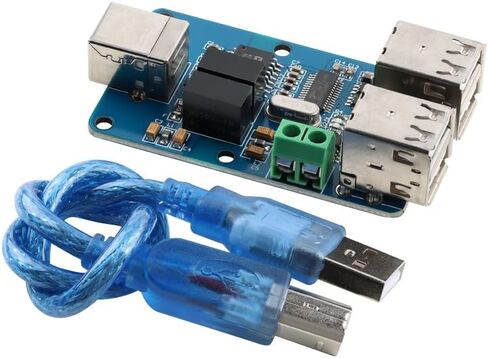 وحدة محور عازل USB ذات 4 منافذ ADUM3160، USB 2.0 كامل السرعة، عزل طاقة 1500 فولت in Kuwait