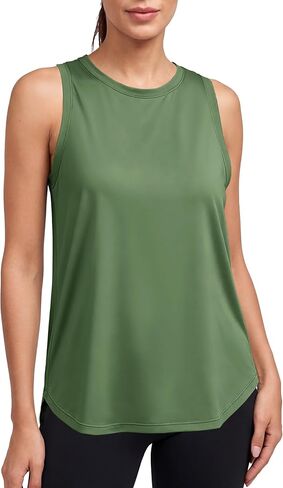 Alaroo Workout Tops for Women Summer Athletic Tank Tops Sleeveless Shirts Quick Dry Yoga Athletic Running Gym Clothes in Saudi Arabia