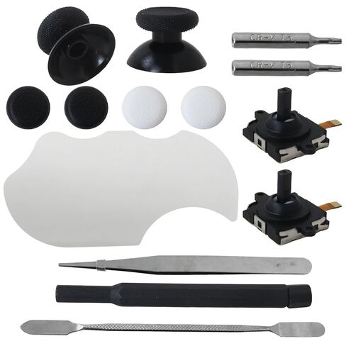RGNEIN All-in-One Repair Tool Kit Fit for Meta Quest 2/3 Controllers, Touch-Sensitive Thumbsticks & Thumb Stick Caps & Installation Tools in Kuwait