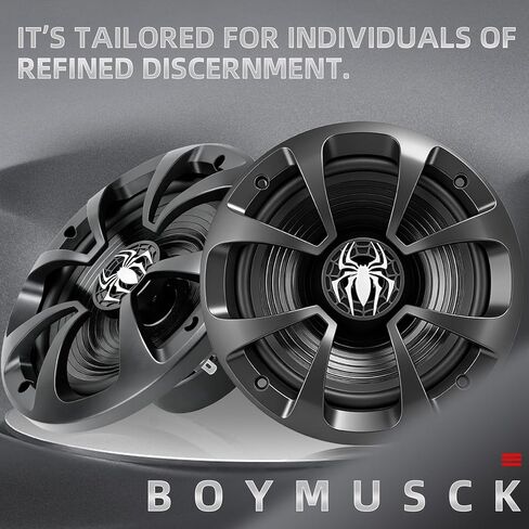 Upgraded 6.5" Coaxial Car Speakers, 800W Max 4 Ohm Car Audio Speakers High-end Silk Dome Tweeter, Plug & Play Installation, Durable Design - Pair in Kuwait