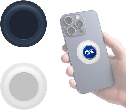 2 Pack Princess Medallion Holder Sticker for iPhone, Android & More - Princess Cruise Phone Accessory, Fits 2025 2026 Medallion (Navy&White) in Saudi Arabia