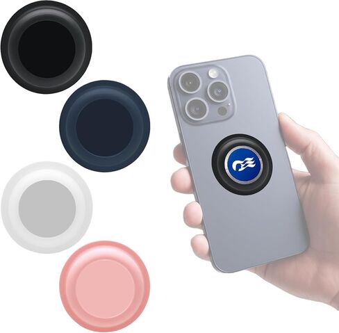 2 Pack Princess Medallion Holder Sticker for iPhone, Android & More - Princess Cruise Phone Accessory, Fits 2025 2026 Medallion (Navy&White) in Saudi Arabia
