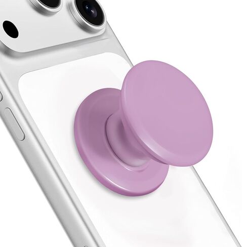 Adhesive Phone Grip,Soft Silicone Cell Phone Collapsible Finger Holder for iPhone 17/16/15/14/13,12 and Smartphones Tablets - Pink in Saudi Arabia