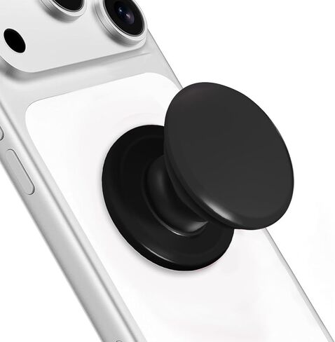 Adhesive Phone Grip,Soft Silicone Cell Phone Collapsible Finger Holder for iPhone 17/16/15/14/13,12 and Smartphones Tablets - Pink in Saudi Arabia