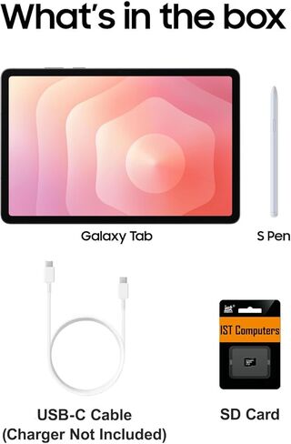 Samsung Galaxy Tab S11 AI Tablet, 11" 120Hz AMOLED 2X, 256GB Storage (128GB+128GB SD Card), 12GB RAM, S Pen, 2K+ Touchscreen, Ultra-Light, Slim Tablet,18-Hr Battery Life, 13MP+12MP Camera, SM-X730 in Kuwait