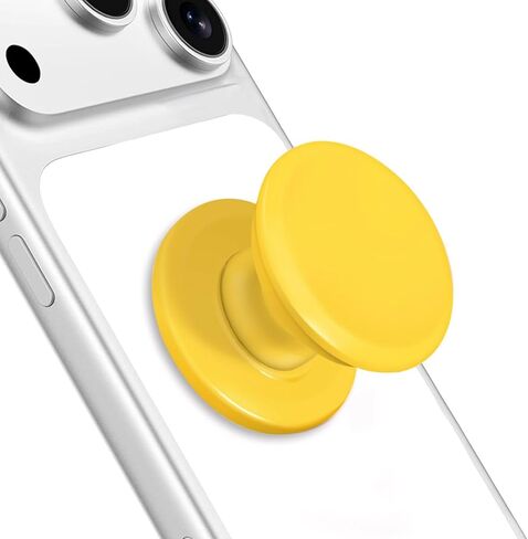 Adhesive Phone Grip,Soft Silicone Cell Phone Collapsible Finger Holder for iPhone 17/16/15/14/13,12 and Smartphones Tablets - Pink in Saudi Arabia