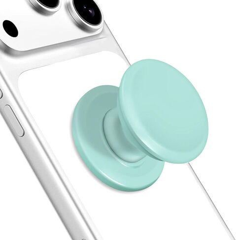 Adhesive Phone Grip,Soft Silicone Cell Phone Collapsible Finger Holder for iPhone 17/16/15/14/13,12 and Smartphones Tablets - Pink in Saudi Arabia