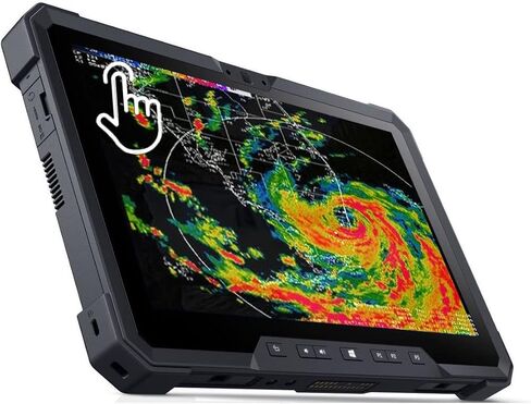 جهاز لوحي Dell Latitude 7202 Rugged 11.6 بوصة يعمل باللمس خارجي، Intel Core M-5Y71، ذاكرة الوصول العشوائي 8 جيجابايت 256 جيجابايت SSD، بلوتوث، كاميرا ويب، Mini HDMI، Windows 11 Professional (متجدد) in Kuwait
