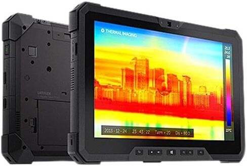 جهاز لوحي Dell Latitude 7202 Rugged 11.6 بوصة يعمل باللمس خارجي، Intel Core M-5Y71، ذاكرة الوصول العشوائي 8 جيجابايت 256 جيجابايت SSD، بلوتوث، كاميرا ويب، Mini HDMI، Windows 11 Professional (متجدد) in Kuwait