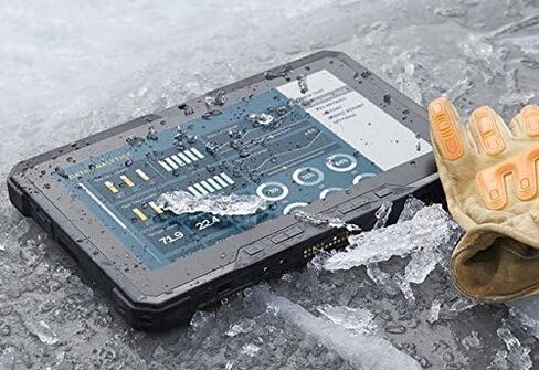 جهاز لوحي Dell Latitude 7202 Rugged 11.6 بوصة يعمل باللمس خارجي، Intel Core M-5Y71، ذاكرة الوصول العشوائي 8 جيجابايت 256 جيجابايت SSD، بلوتوث، كاميرا ويب، Mini HDMI، Windows 11 Professional (متجدد) in Kuwait