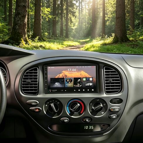 راديو ما بعد البيع 4+64 جيجا بايت Android 15 مع حزام لسيارة Toyota Tundra 1999-2002 مع CarPlay Android Auto، ترقية 7 بوصة في لوحة القيادة ستيريو بلوتوث مزدوج الدين مع كاميرا احتياطية وواي فاي in Kuwait