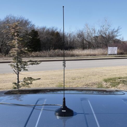 Tram® 100-Watt Pretuned Dual-Band 144 MHz to 148MHz VHF/435 MHz to 450 MHz UHF Amateur Radio Antenna Kit with Magnet Mount and Cable in Kuwait