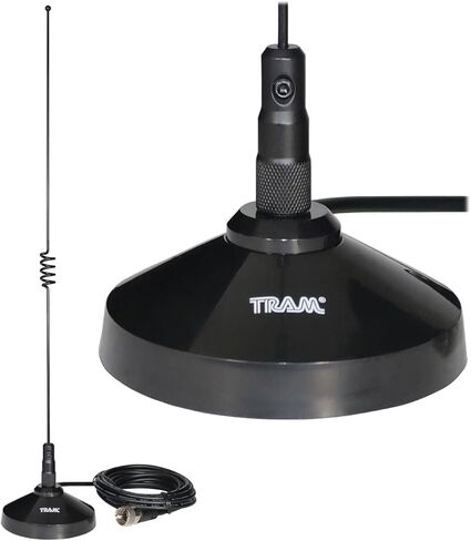 Tram® 100-Watt Pretuned Dual-Band 144 MHz to 148MHz VHF/435 MHz to 450 MHz UHF Amateur Radio Antenna Kit with Magnet Mount and Cable in Kuwait