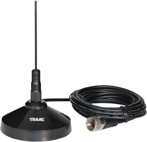 Tram® 100-Watt Pretuned Dual-Band 144 MHz to 148MHz VHF/435 MHz to 450 MHz UHF Amateur Radio Antenna Kit with Magnet Mount and Cable in Kuwait