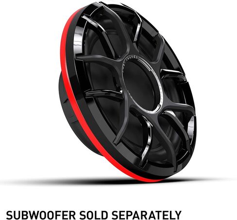سلسلة Wet Sounds Zero - ZERO-12-S4-XZ-B أسود 12 بوصة Zero Series 4-OHM Marine مضخم صوت مع مجموعة LED للأصوات الرطبة 12-RGB ZR - مجموعة حلقات LED RGB لمكبرات الصوت من سلسلة Zero 12 بوصة - تباع بشكل فردي in Kuwait