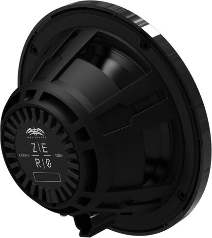 أصوات رطبة (4 أزواج) سلسلة Zero - ZERO-6-XZ-B أسود 6.5 بوصة سلسلة Zero 4-OHM Marine HCLD مكبرات صوت مع ZERO-10-S4-XZ-B 10 بوصة مضخم صوت ضحل 4-OHM وZERO-10-ENC 10 بوصة مقاوم للطقس، مصبوب روتو in Kuwait