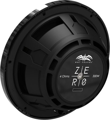 أصوات رطبة (4 أزواج) سلسلة Zero - ZERO-6-XZ-B أسود 6.5 بوصة سلسلة Zero 4-OHM Marine HCLD مكبرات صوت مع ZERO-10-S4-XZ-B 10 بوصة مضخم صوت ضحل 4-OHM وZERO-10-ENC 10 بوصة مقاوم للطقس، مصبوب روتو in Kuwait