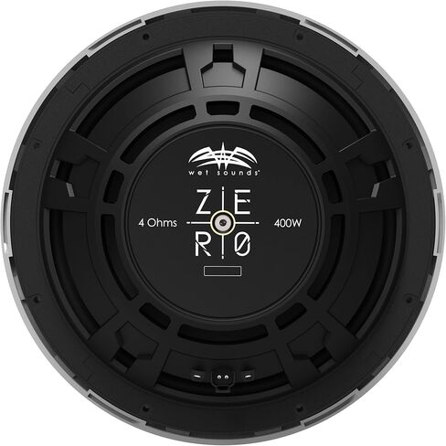 سلسلة Wet Sounds Zero - ZERO-12-S4-XZ-W أبيض 12 بوصة Zero Series 4-OHM Marine Subwoofer مع Wet Sounds LED KIT 12-RGB ZR - طقم حلقة RGB LED لمكبرات الصوت من سلسلة Zero 12 بوصة - تباع بشكل فردي in Kuwait