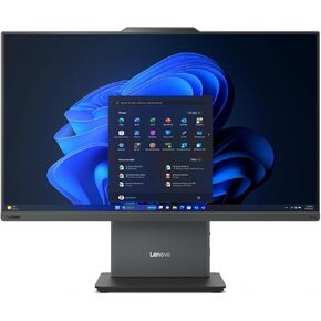 Lenovo ThinkCentre Neo 50a Business All-in-One, 23.8" FHD Anti-Glare Display, Intel Core i7-13620H, 8GB DDR5 RAM, 256GB SSD, Wired KB & Mouse, RJ-45, Wi-Fi 6, Win 11 Pro, Black (Renewed) in Kuwait