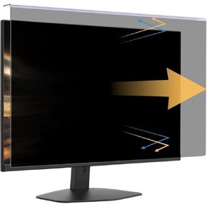 34 inch Hanging Computer Privacy Screen Protector Shield for 21:9 Widescreen Monitor Desktop PC, Anti Glare Eye Protection Removable Filter in Kuwait