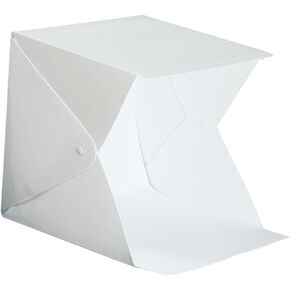 Veemoon 20cm Mini Photo Light Box Tent with LED Strip Lights with 2 Color Backdrops for Product and Jewelry Shooting in Kuwait