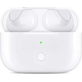 حافظة شحن لاسلكية متوافقة مع AirPods Pro: حافظة شاحن بديلة مع اقتران بلوتوث، سماعات الأذن غير متضمنة (أبيض، علبة شحن AirPods Pro 1/2) in Kuwait