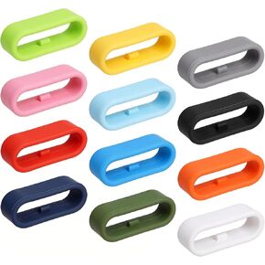 12 قطعة من مشابك حامل الفرقة من السيليكون لـ Magic Band+ & 2.0 وأكثر، متعددة الألوان in Kuwait