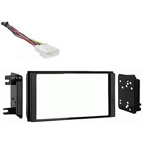 Harmony Audio Compatible with Subaru Forester 2009 2010 2011 2012 2013 Without OE NAV Double DIN Stereo Harness Radio Dash Kit in Kuwait