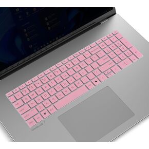 Keyboard Cover Skin for 2025 HP OmniBook 7 Laptop 17-dc0097nr 17-dc0037nr 17t-dc000 17.3" / OmniBook 7 16-ay 16-az 16-az0097nr 16-ay0087nr 16t-ay000 16t-az000 16 inch (Not fit Omnibook X 17-dd)-Clear in Saudi Arabia