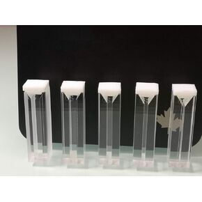 حبات كوارتز Alpha Nanotech UV ذات غرف دقيقة (غرفة بعرض 3 مم، 1.05 مل، جانبان مصقولان) in Kuwait