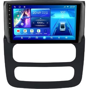 ستيريو سيارة لدودج رام 1500 (2002-2005) 2500/3500 (2003-05)، مشغل راديو CarPlay Android Auto 5G WiFi بلوتوث GPS للملاحة 9 بوصة QLED تعمل باللمس in Kuwait