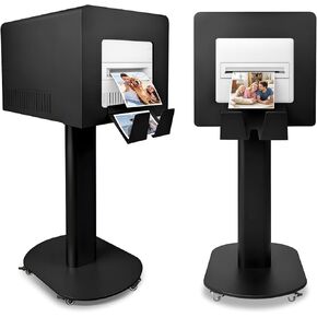 RDYMONKEY Photo Booth Printer Stand Heavy Duty Metal Printer Station Setup for DNP DS620 RX1HS QW410 HiTi P525L Professional Photobooth Printer Holder for Wedding Party Event in Saudi Arabia