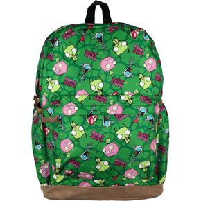 حقيبة ظهر INTIMO Nickelodeon Invader Zim بتصميم Piggy GIR وZIM Allover مقاس 16 بوصة مع أشرطة قابلة للتعديل in Kuwait