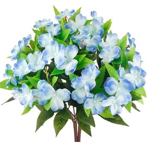 FAICOIA 2 جهاز كمبيوتر شخصى الاصطناعي Impatiens الزهور باقة فو Impatiens الشجيرات زهور الحرير الأحمر الخضراء Impatiens الاصطناعي للخارجية فناء الحديقة حديقة شرفة وعاء شنقا سلة الشرفة الديكور in Kuwait