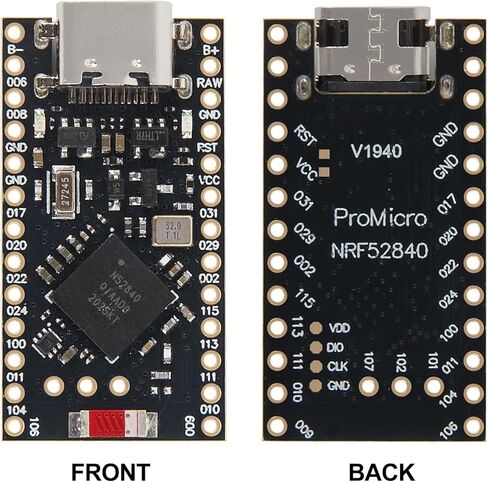 لوحة تطوير Pro Micro NRF52840 مع وحدة شحن USB-C لاسلكية بلوتوث 5.0 2.4 جيجا هرتز لإنترنت الأشياء والإلكترونيات ذاتية الصنع in Kuwait