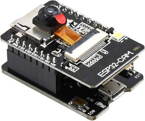 Aideepen ESP32-CAM W-BT Board ESP32-CAM-MB Micro USB إلى منفذ تسلسلي CH-340G مع وحدة كاميرا OV2640 2MP وضع مزدوج + 2 قطعة كاميرا OV2640 عدسة واسعة الزاوية 160 درجة in Kuwait