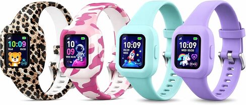 Replacement Band for Garmin Vivofit Jr 3 Strap, Soft Durable Camouflage Silicone Adjustable Wristband Watch Band in Saudi Arabia