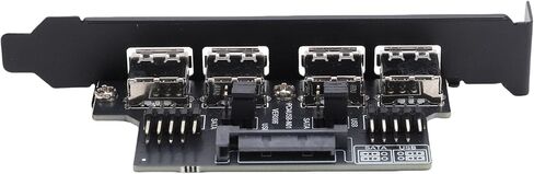 بطاقة منفذ 9PIN إلى 4xUSB2.0 مزدوجة، بطاقة كابل PCI Bracket، نقل بيانات بسرعة 480 ميجابت في الثانية للكمبيوتر المكتبي، دعم 11 OS X in Kuwait