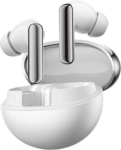 HAYLOU Flowbuds N55 Noise Cancelling Wireless Earbuds, 54dB Aadptive ANC, LDAC Hi-Res Sound Bluetooth 6.0 Earbuds with 6 HD Mics, 40H Playtime, IPX5 in-Ear Ear Buds, Customizable EQ Via APP in Kuwait