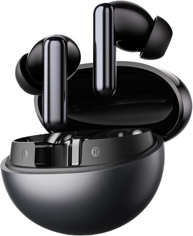 HAYLOU Flowbuds N55 Noise Cancelling Wireless Earbuds, 54dB Aadptive ANC, LDAC Hi-Res Sound Bluetooth 6.0 Earbuds with 6 HD Mics, 40H Playtime, IPX5 in-Ear Ear Buds, Customizable EQ Via APP in Saudi Arabia