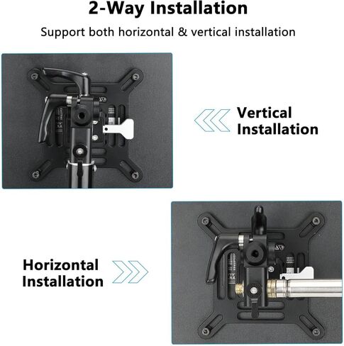 CAMVATE Adjustable VESA Monitor Bracket with 360°Pan and 5/8" Light Stand Pole Mount in Kuwait