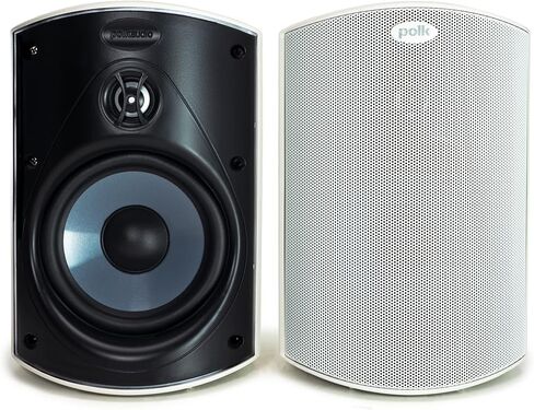 Polk Audio Atrium 4 Outdoor Speakers with Powerful Bass (Pair, White), All-Weather Durability, Speed-Lock Mounting System (Renewed) in Kuwait