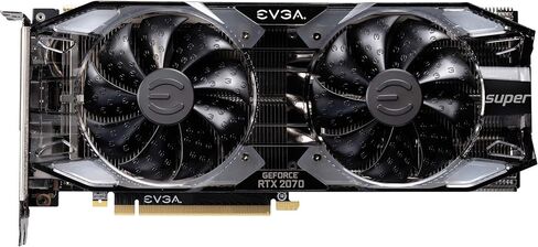 EVGA GeForce RTX 2070 SUPER XC GAMING، 8 جيجابايت GDDR6، مراوح HDB مزدوجة، RGB LED، لوحة خلفية معدنية، 08G-P4-3172-KR (متجدد) in Kuwait