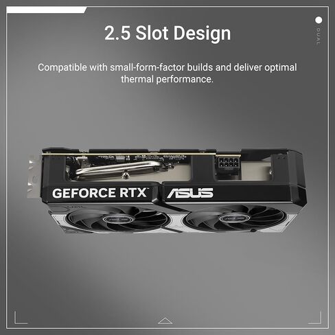 ASUS Dual GeForce RTX 5060 Ti 16GB GDDR7 OC Edition (PCIe 5.0، 16GB GDDR7، DLSS 4، HDMI 2.1b، DisplayPort 2.1b، تصميم 2.5 فتحة، تصميم مروحة Axial-Tech، تقنية 0dB) in Kuwait
