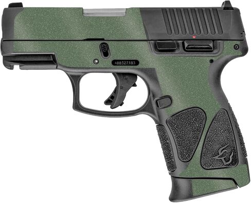 جلد لامع لامع من MightySkins متوافق مع Taurus G3C Luger 9mm - زيتوني صلب | لمسة نهائية لامعة واقية ومتينة شديدة اللمعان | سهل التطبيق والإزالة وتغيير الأنماط | صنع في الولايات المتحدة الأمريكية in Kuwait