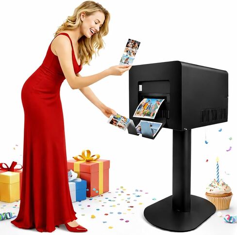 محطة حامل طابعة Photo Booth لـ DNP DS620 RX1HS QW410 HiTi P525L غطاء صندوق حامل معدني شديد التحمل مكان إخفاء دعامة الطابعة حافظة مدمجة متينة لحفلات الزفاف in Kuwait