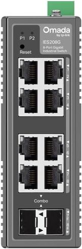 TP-Link Omada 8 Port Gigabit Industrial Switch، سهل الإدارة، درجة حرارة تشغيل واسعة، طاقة زائدة، حماية من الإضاءة، غلاف صناعي متين، VLAN، مُدار بواسطة Omada(IES208G) in Kuwait