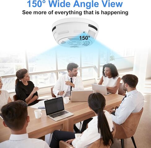 كاميرا أمان WiFi NUNET 1080P - كاميرا مراقبة لاسلكية داخلية مع كشف الحركة، رؤية ليلية، بطارية تدوم 180 يومًا، بطاقة 32 جيجابايت متضمنة - مراقبة المكتب المنزلي in Kuwait