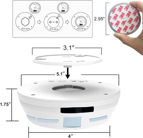 كاميرا أمان WiFi NUNET 1080P - كاميرا مراقبة لاسلكية داخلية مع كشف الحركة، رؤية ليلية، بطارية تدوم 180 يومًا، بطاقة 32 جيجابايت متضمنة - مراقبة المكتب المنزلي in Kuwait